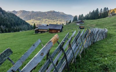 Trockensteinmauer und Schragazu